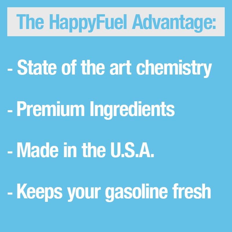 HappyFuel Premium Fuel Stabilizer for Lawnmowers and More