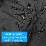 KISEER Waterproof Lawn Mower Cover - Heavy Duty