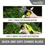 SnapFresh Cordless Grass Shears - 2-in-1 Hedge Trimmer