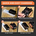 Cordless Electric Leaf Blower - 580CFM/160MPH, 2 Batteries