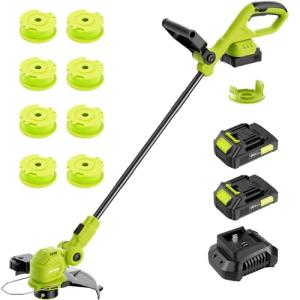 JAGROM 12" 20V Cordless String Trimmer & Lawn Edger