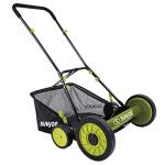Sun Joe MJ501M 7-Gallon Lawn Mower, 18-Inch, Compact Green/Black