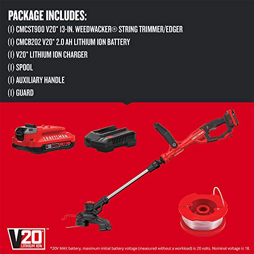 CORDLESS CRAFTSMAN V20 WEEDWACKER String Trimmer & Edger