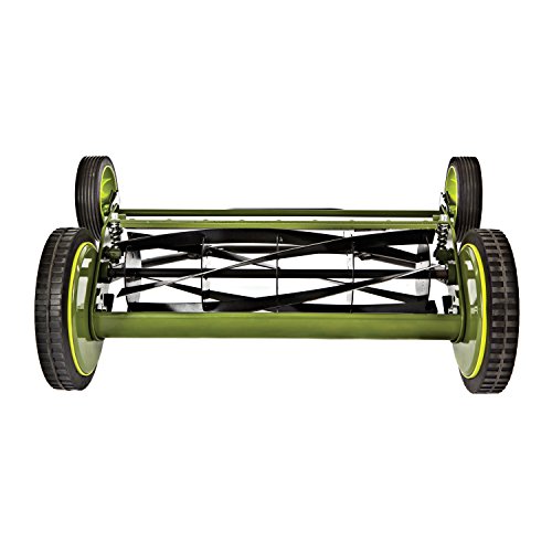Sun Joe MJ501M 7-Gallon Lawn Mower, 18-Inch, Compact Green/Black