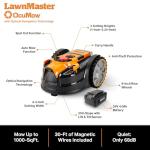 LawnMaster OcuMow™ Robot Mower for Small Yards