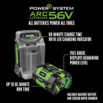 EGO POWER+ Electric Lawn Mower, Cordless Push with Select Cut, Includes 56V 7.5Ah Battery and Rapid Charger - LM2135