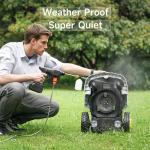 BESTMOW Robot Lawn Mower — 1.5 Acre Ultra Quiet Self Charging Robot Mower, Up to 4 inches Cutting Height, Robotic Lawn Mowers with RTK+4 Eye Vision, Mapping and Anti Theft tech, APP Control