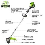 Greenworks 80V 21" Cordless Battery Push Lawn Mower,16" Cordless Battery String Trimmer & 730 CFM Leaf Blower,Combo Kit w/ (1) 4.0Ah Battery (1)2.5 Ah Battery and (2)Charger