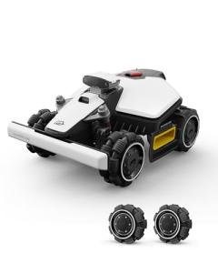 Mammotion LUBA Mini AWD 800H Robot Lawn Mower with 4G, Reception 0.2 Acre, Max. 0.25 Acre, All-Wheel-Drive for 80% Slope, UltraSense AI Vision+RTK Auto-Mapping, Cutting Height 2.2"-4.0"