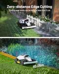 Mammotion LUBA Mini AWD 800H Robot Lawn Mower with 4G, Reception 0.2 Acre, Max. 0.25 Acre, All-Wheel-Drive for 80% Slope, UltraSense AI Vision+RTK Auto-Mapping, Cutting Height 2.2"-4.0"