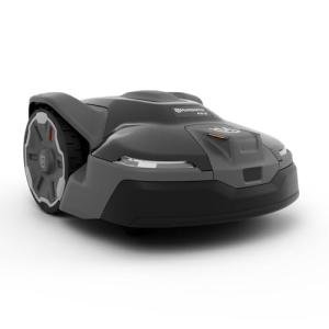 Husqvarna 410iQ Automower Robotic Mower, 0.5 Acre Mowing Capacity, Wire Free Robot Lawn Mower with Charging Station, RS1 EPOS Reference Station and Replacement Blades, 970727401