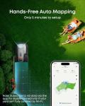 eufy E15 Robot Lawn Mower,Max 0.2 Acres,Wireless Robot Mower with Auto Mapping,Vision Navigation,Multi-Zone Management,Robotic Lawnmower with AI Obstacle Avoidance,APP Control,18°Slope,Cut Height1-3"