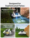 Mammotion YUKA Mini 500 Robotic Lawn Mower for 0.12 Acre,Ultrasense AI Vision+ RTK Positioning, Auto Mapping, App Control,50% Slope,Perimeter Wire Free, 15 Mowing Zones Management