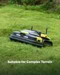 YARBO Robot Lawn Mower with Modular Design for Large Yard up to 6 Acres, Remote Control Robotic Lawnmower with 1.2"-4.0" Cutting Height, 70% Slopes, AI Vision & RTK for Navigation & Obstacle Detection