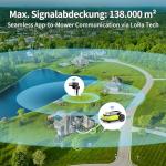 UBHOME Robot Lawn Mower, RTK+AI Vision Robotic Lawnmower for Accurate Navigation & Obstacle Avoidance, Perimeter Wire Free, Smart APP Control, Auto Grass Cutting for 1/4 Acre Lawns up to 55% Slopes