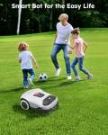 Robot Lawn Mower NO Wire - 0.5 Acre, Full Band RTK+4-Eye Vision Robotic Lawnmower, Automatic Mapping, 20 Multi-Zone Management, Accurate Obstacle Avoidance, Intelligent Anti-Theft, APP Control