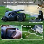 AirSeekers Robot Lawn Mower 21.9V 15000mAh 328.5Wh, 65% Slope, 2400㎡ Mowing Area, AI Vision & RTK Auto-Mapping, 1.18"-3.54" Cutting Height, Smart Collision Avoidance, APP Control, IPX6 Waterproof