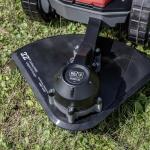 Earthquake 60V Walk Behind String Mower, Includes Two 4Ah Batteries, 22” Cutting Diameter, Three Cutting Speed Dial, 14” Never-Go-Flat Wheels, Easy Assembly, Adjustable Handlebar, Model #44965