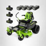 Greenworks Crossoverz Zero Turn Lawnmower, 80V