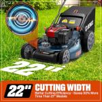 SENIX 21" Self-Propelled Lawn Mower with B&S Engine