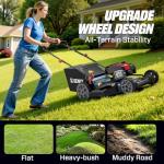 SENIX 21" Self-Propelled Lawn Mower with B&S Engine