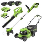 Greenworks 48V Cordless Mower and Trimmer Combo Kit