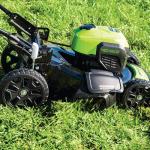 Greenworks 40V Cordless Push Mower with Blower & Trimmer
