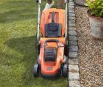 BLACK+DECKER 18V Battery Lawn Mower with Baskets