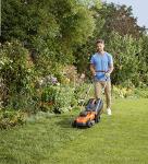 Black+Decker Cordless Lawnmower with Battery and Charger