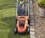 Black+Decker Cordless Lawnmower with Battery and Charger