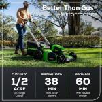 Greenworks 80V 21" Brushless Cordless Lawn Mower