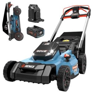 SENIX X6 60V 21-Inch Cordless Push Lawn Mower