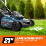 SENIX X6 60V 21-Inch Cordless Push Lawn Mower