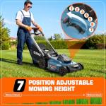SENIX X6 60V 21-Inch Cordless Push Lawn Mower