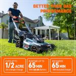 SENIX X6 60V 21-Inch Cordless Push Lawn Mower