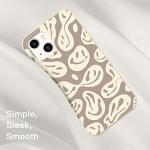 Trippy Smiley iPhone 12/12 Pro Case - White