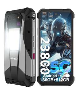8849PRO Tank 3 Pro Rugged Smartphone 5G, Android 14 Mobile Phones with Projector, 36GB RAM+512GB ROM, 6.79" Waterproof Unlocked Cell Phone 23800mAh, 2TB Expand/OTG(Support T-Mobile&Verizon Only)