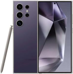 SAMSUNG Galaxy S24 Ultra 5G S9280 Physical Dual SIM 512GB 12GB RAM AI Smartphone, Factory Unlocked, Global Model, Long Battery Life - Titanium Violet