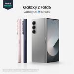 Samsung Galaxy Z Fold 6, 512GB Unlocked Android Smartphone, Circle to Search, Hands-Free Interpreter, AI Photo Edits, Foldable Display for Multitasking, 2024, US 1 Yr Warranty, Pink