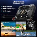 Ulefone Armor 28 Ultra 5G AI Rugged Phone, 32GB+1TB/2TB Expansion, Dimensity 9300+ 12-Core, 6.67" AMLOD Dual Screen, 64MP+50MP+50MP, 120W Charging, 50W Wireless Charging, 8K Video, Widevine L1