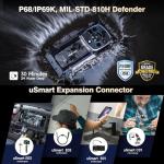 Ulefone Armor 28 Ultra 5G AI Rugged Phone, 32GB+1TB/2TB Expansion, Dimensity 9300+ 12-Core, 6.67" AMLOD Dual Screen, 64MP+50MP+50MP, 120W Charging, 50W Wireless Charging, 8K Video, Widevine L1