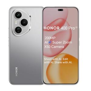 Honor 400 Pro Dual-SIM 512GB ROM + 12GB RAM (GSM Only | No CDMA) Factory Unlocked 5G Smartphone (Lunar Grey) - International Version