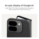 Google Pixel 9 Pro Fold - Unlocked Android Smartphone with Gemini - Advanced Triple Rear Camera System - Foldable Display - Hands-Free Video - Obsidian - 256 GB (Renewed)
