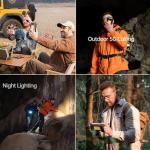 OUKITEL WP100 Titan Rugged Smartphone 5G - 33000mAh Rugged Phone with Projector, 48GB+512GB Unlocked Android 14 Cell Phones with 1200 Lumens Camping Light, 6.8'' FHD+120Hz Smartphone, 200MP, T-Mobile