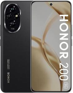 Honor 200 Dual-SIM 256GB ROM + 12GB RAM (GSM | CDMA) Factory Unlocked 5G Smartphone (Black) - International Version
