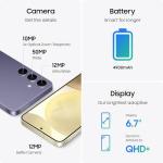 SAMSUNG Galaxy S24+ Plus 5G S926B/DS 512GB 12GB RAM AI Smartphone Factory Unlocked Global Model - Marble Gray