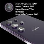 NUU N30 Cell Phone Unlocked for T-Mobile, Mint, Metro, Qlink, Tello 6GB/128GB, Teen Phone, Dual SIM 4G, Octa-Core 6.7" 90Hz HD+, Any Parental APP, Unlocked Android Phones, Purple, 1 Year US Warranty