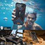 OUKITEL G3 Rugged Smartphone Unlocked -16GB+128GB/1TB TF 6” HD Display IP68/IP69K Rugged Cell Phones, 6300mAh Battery 13MP Rear Camera Waterproof Android Phone, GPS/3.5mm Jack/4G Dual Sim/Face ID