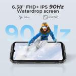 DOOGEE S Punk Pro(2025) Rugged Phone,20GB+512GB Android 14 Rugged Cell Phone with 128dB Loudest Speaker,6.6 FHD+ IPS 90Hz,10800mAh Rugged Smartphone,50MP AI Camera,Waterproof Phone,Face Unlock/NFC