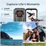 DOOGEE S Punk Pro(2025) Rugged Phone,20GB+512GB Android 14 Rugged Cell Phone with 128dB Loudest Speaker,6.6 FHD+ IPS 90Hz,10800mAh Rugged Smartphone,50MP AI Camera,Waterproof Phone,Face Unlock/NFC